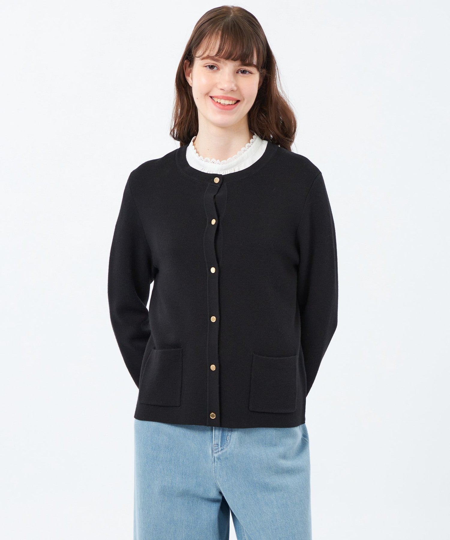 2301-H5N0761009__A,09,モデル身長173cm 着用サイズ：38