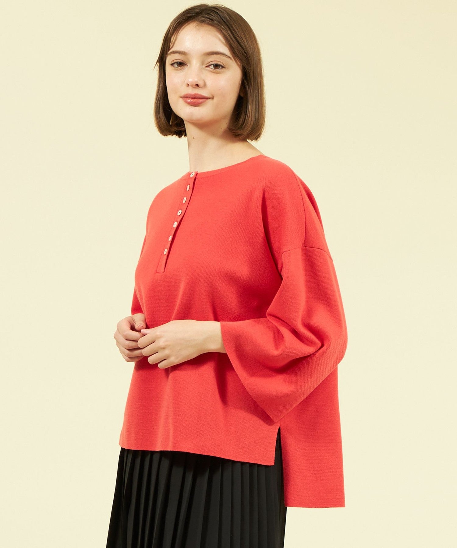 2301-H5N1148580__A,80,モデル身長174cm 着用サイズ：38