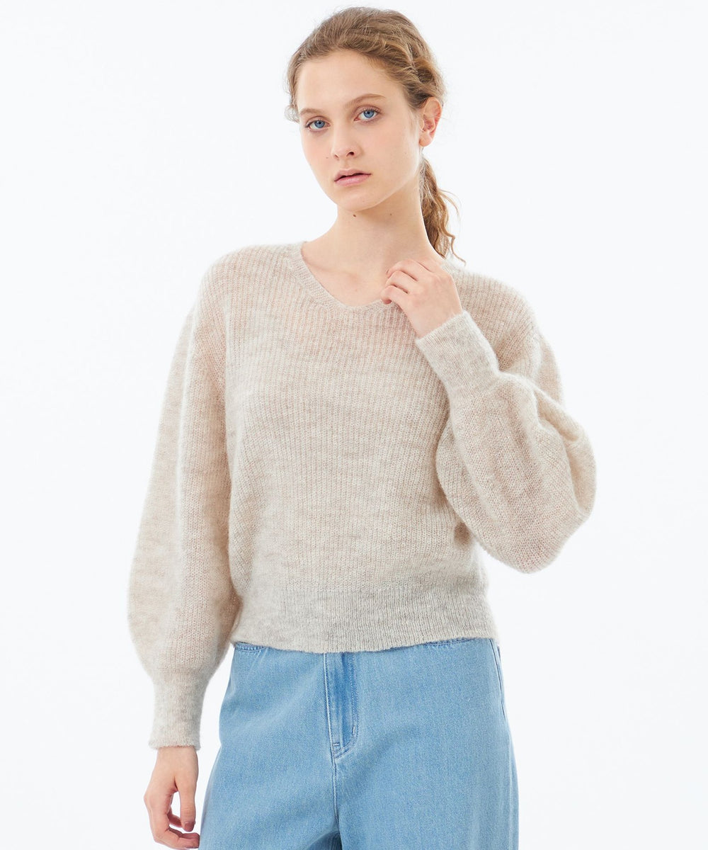 9日限定セールマッキントッシュフィロソフィー　ベージュ七分薄手ニット　新品タグ付 9日限定セールマッキントッシュフィロソフィー ベージュ七分薄手ニット