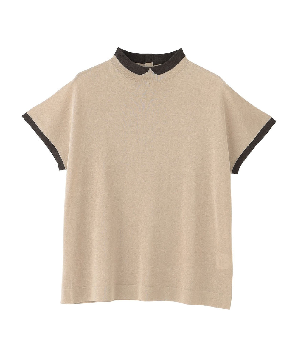 MACINTOSH PHILOSOPHY　クレリックカラーニット　36　キャメル Cleric Collar Knit(クレリックカラーニット)】シアードルマン