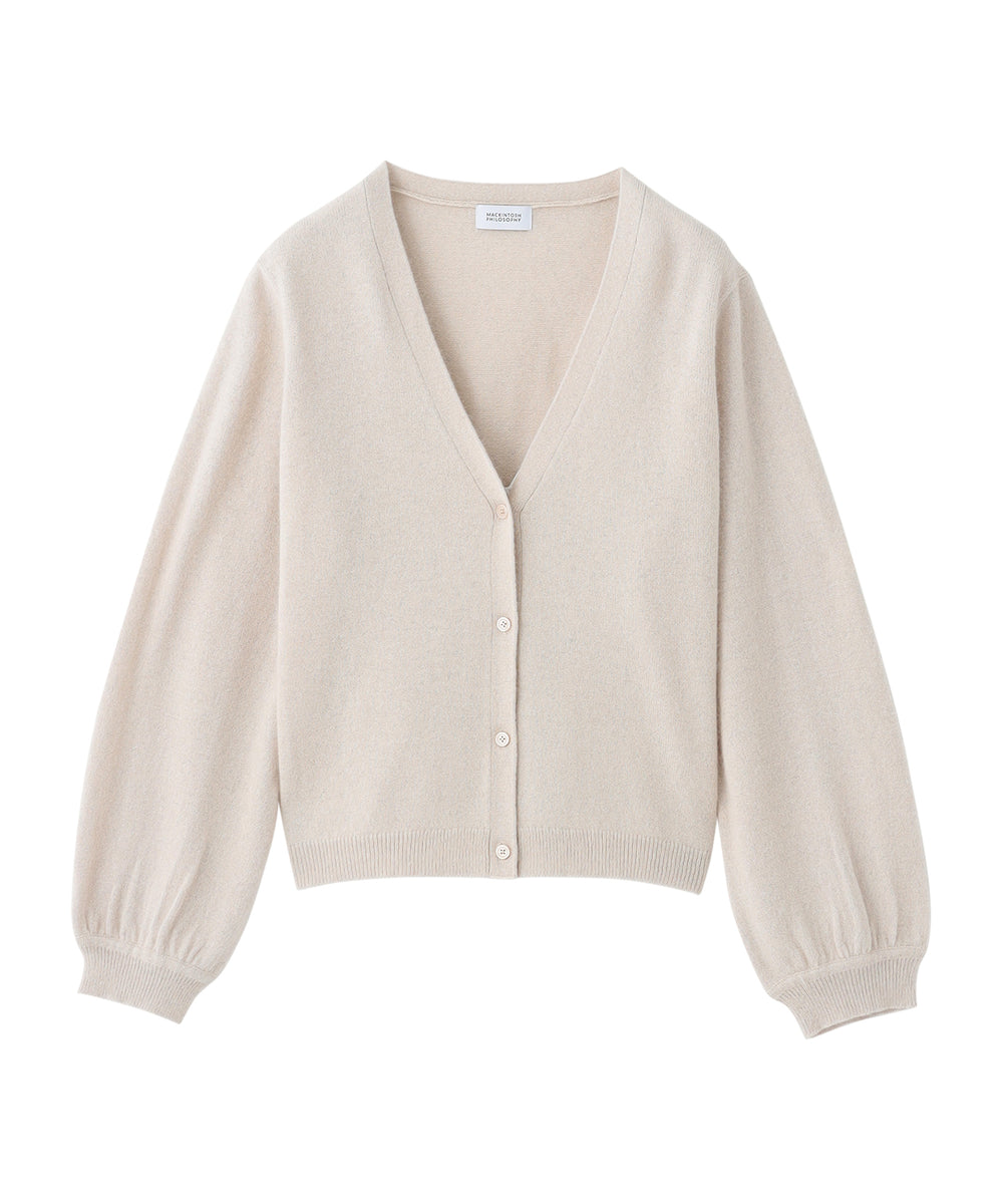 マッキントッシュフィロソフィー カーディガン トップス 長袖 Vネック ウール レディース 38サイズ 紺 MACKINTOSH PHILOSOPHY マッキントッシュフィロソフィー カーディガン トップス 長袖 Vネック