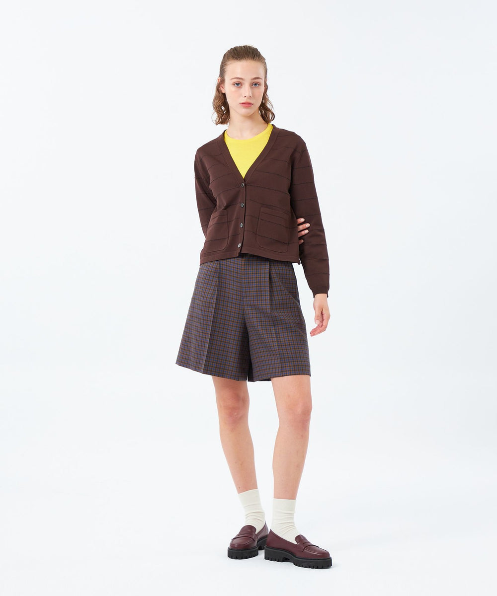 ラメボーダーVネックカーディガン(トップス)｜MACKINTOSH PHILOSOPHY