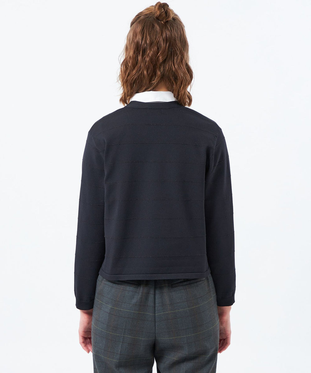 ラメボーダーVネックカーディガン(トップス)｜MACKINTOSH PHILOSOPHY