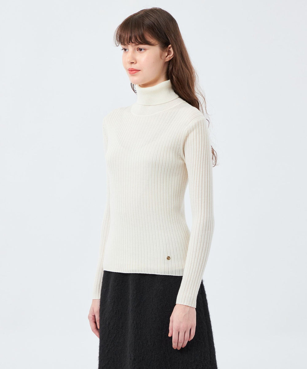 極美品✨マッキントッシュフィロソフィー　ニット　テーラード　霜降り　洗える　38 LEE11月号掲載/蛯原友里さん着用】ウォッシャブルファインウール