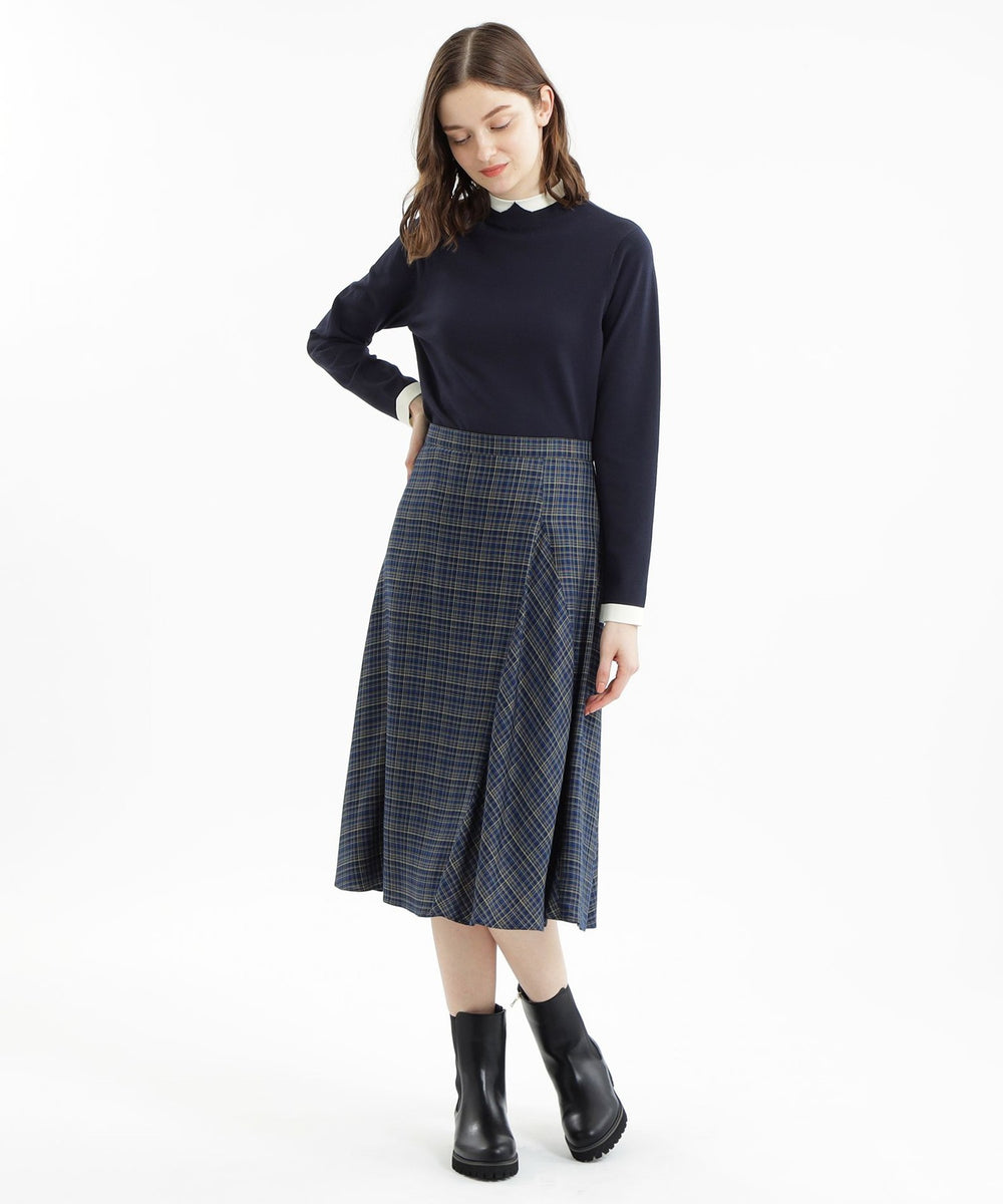 Cleric Collar Knit ロングスリーブプルオーバー(トップス