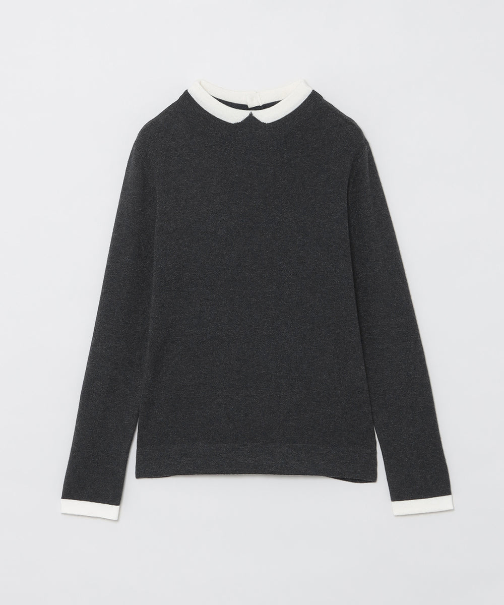 Cleric Collar Knit ロングスリーブ(トップス)｜MACKINTOSH PHILOSOPHY(マッキントッシュ フィロソフィー)のファッション通販  - SANYO ONLINE STORE | 三陽商会