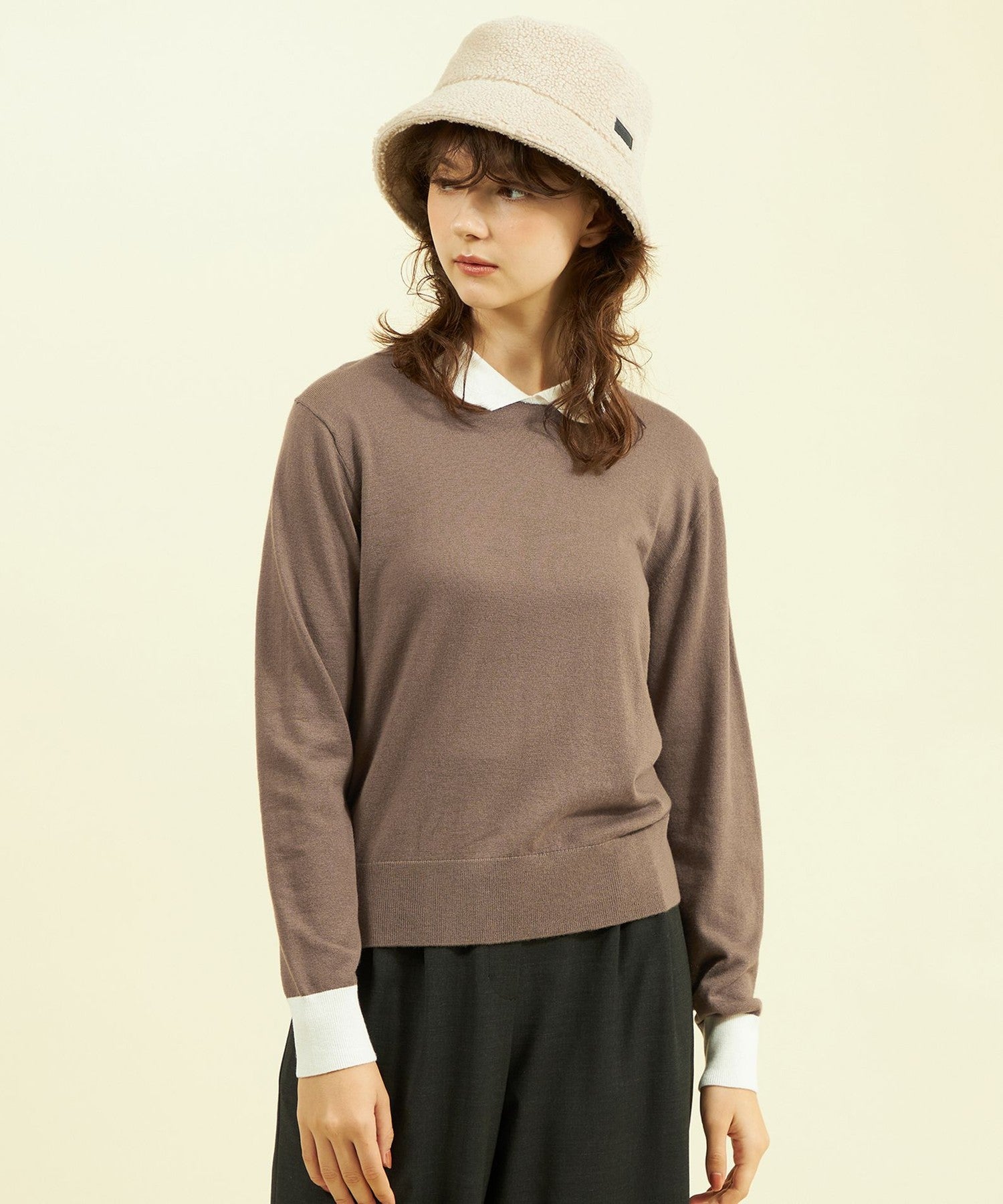 2301-H5N5149050__A,50,モデル身長173cm 着用サイズ：38