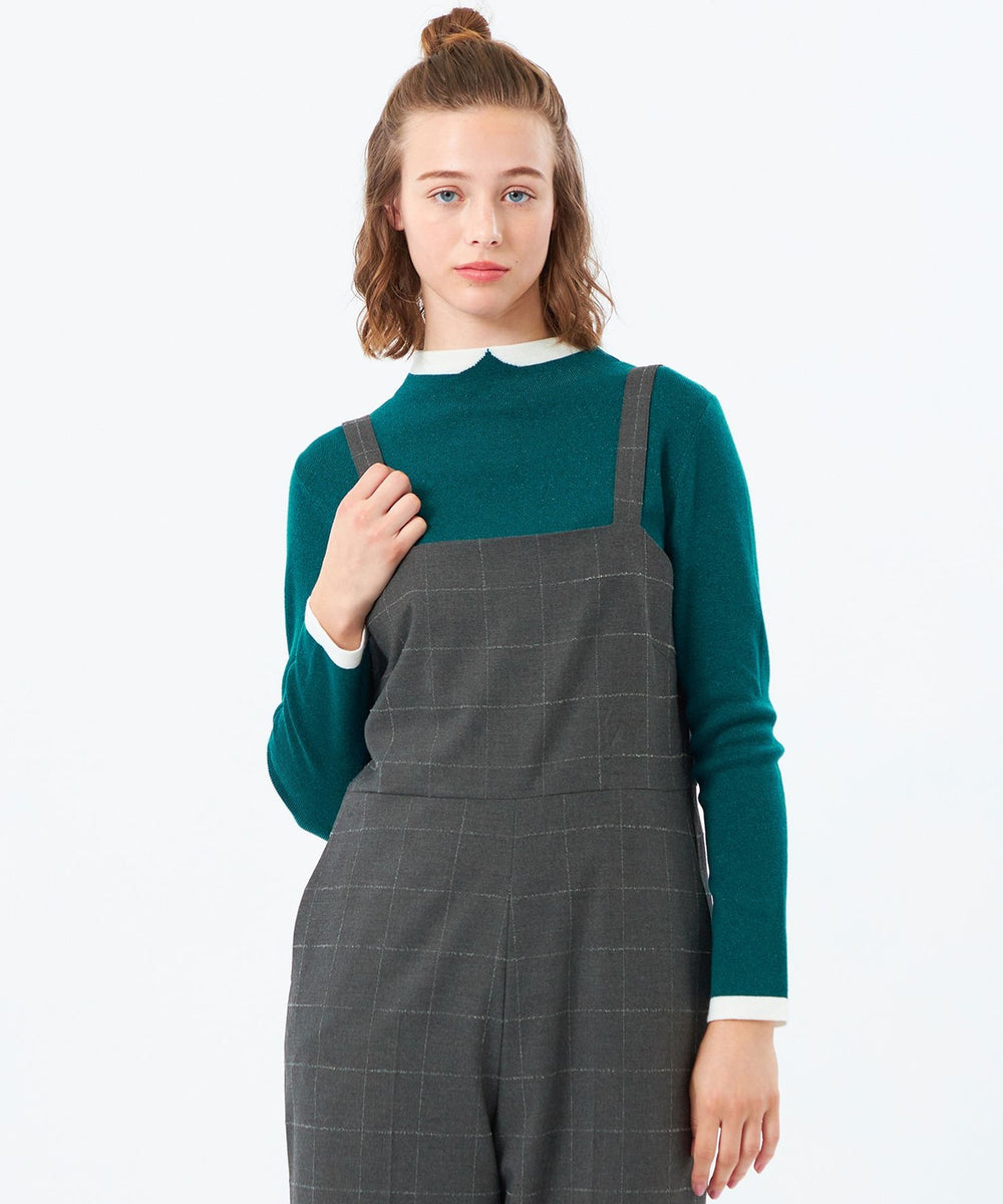 2025年秋冬モデル】Cleric Collar Knit グリッター(トップス
