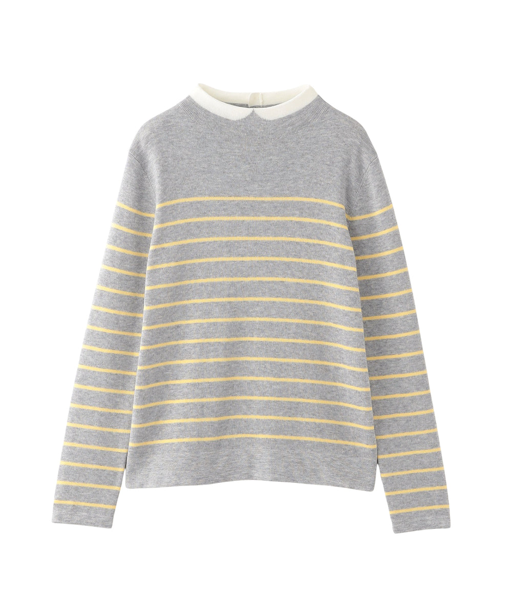 2025年秋冬モデル】Cleric Collar Knit ウールブレンド(トップス