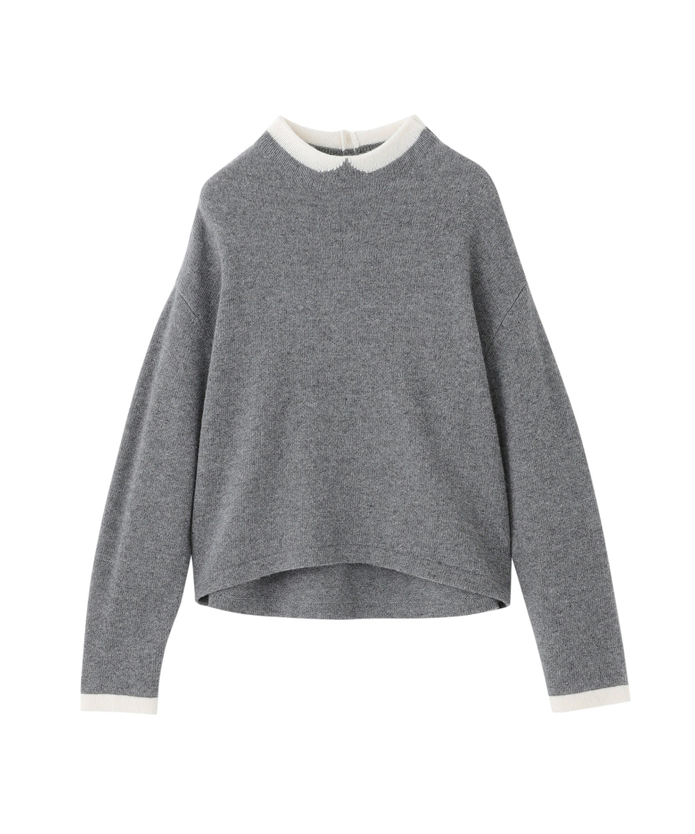 Cleric Collar Knit ウールカシミヤ製(トップス)｜MACKINTOSH