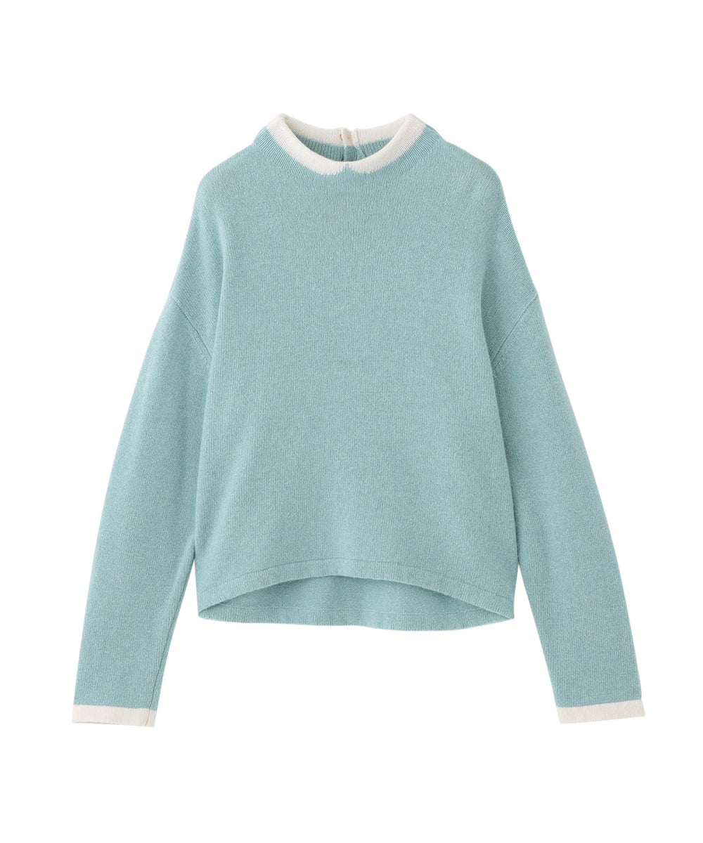 Cleric Collar Knit ウールカシミヤ製(トップス)｜MACKINTOSH