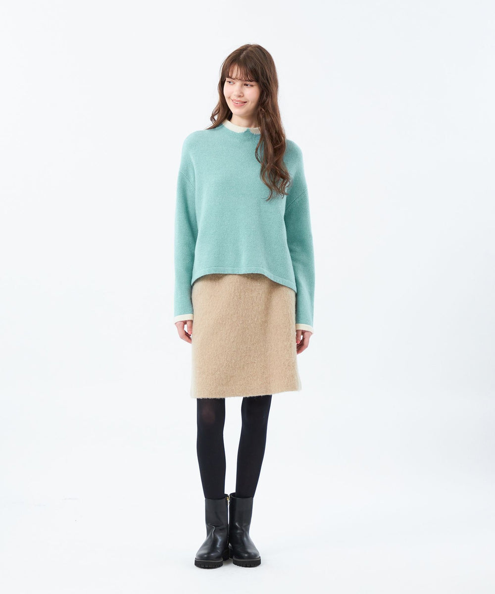 Cleric Collar Knit ウールカシミヤ製(トップス)｜MACKINTOSH