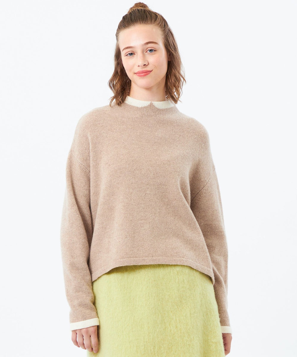 Cleric Collar Knit ウールカシミヤ製(トップス)｜MACKINTOSH