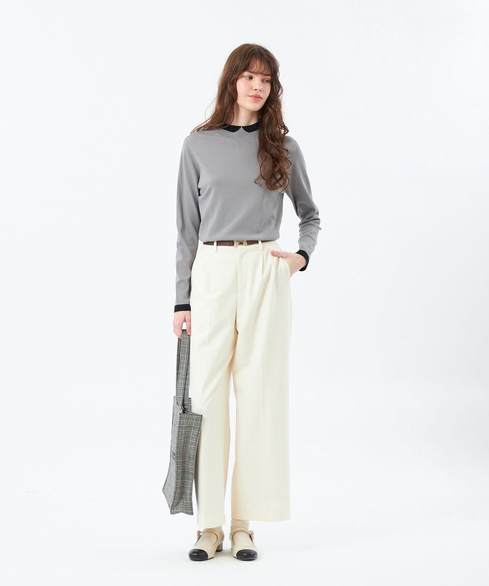 Cleric Collar Knitロングスリーブ 25年秋冬モデル】Cleric Collar Knit ロングスリーブ(トップス