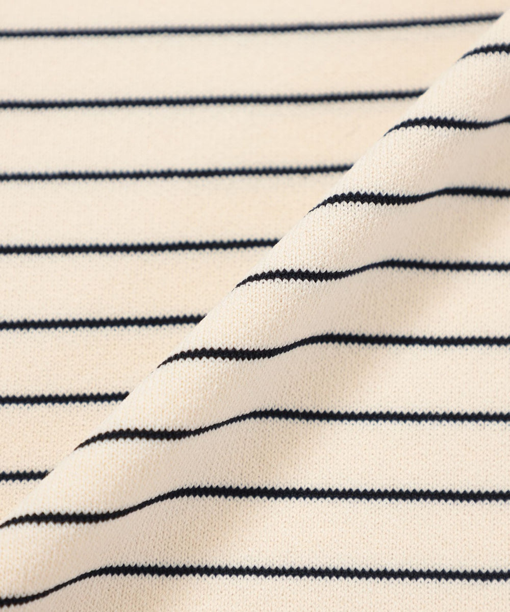 25年秋冬モデル】Cleric Collar Knit ロングスリーブ(トップス