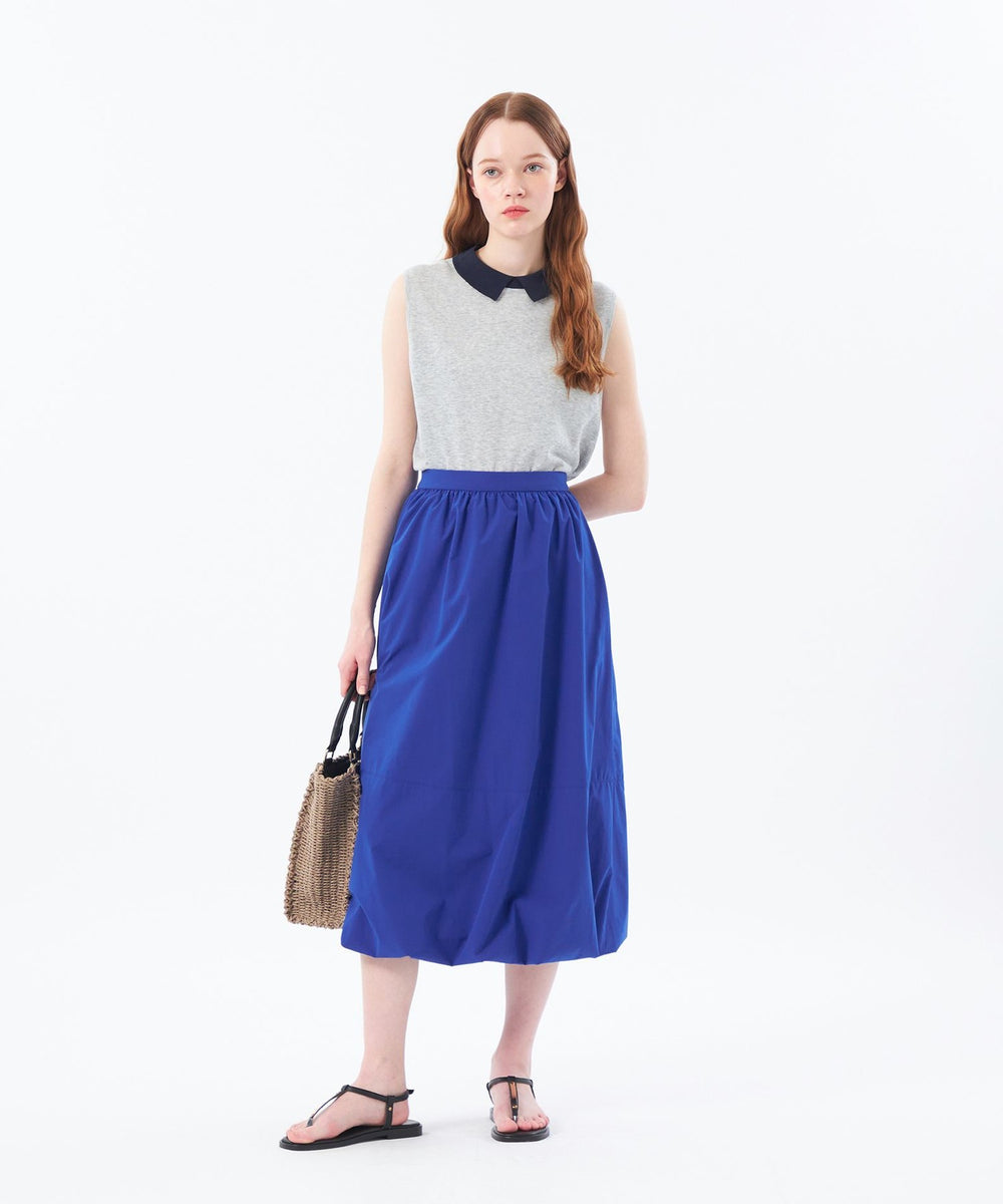 Bi-color Knit Polo（バイカラーニットポロ）】ノースリーブ(トップス