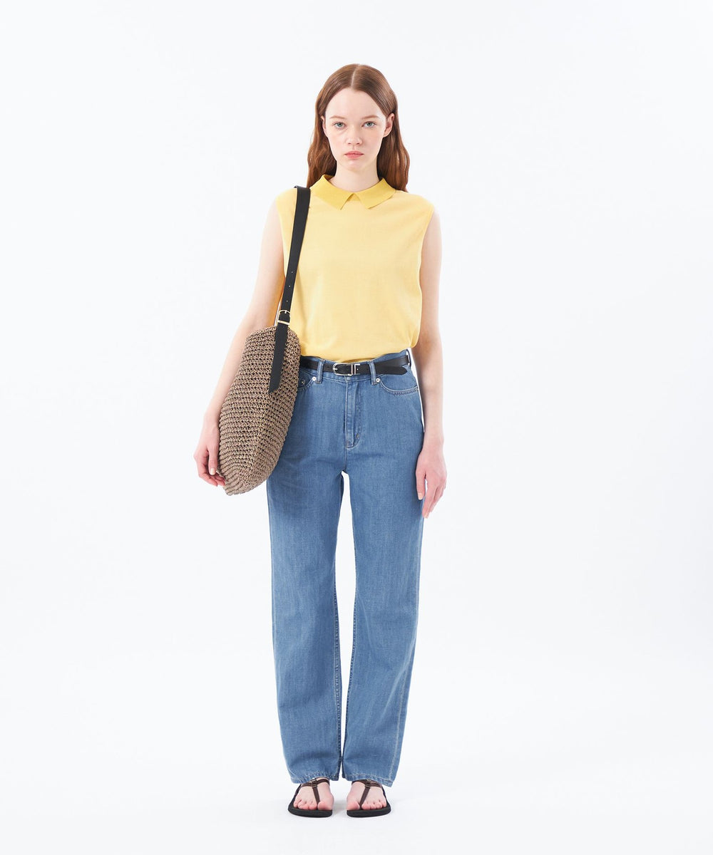 美品　正規品　ラルフローレン　バイカラー　ノースリーブ　ワンピース　ポケット付き ノースリーブ（ブランドラルフローレン）の通販