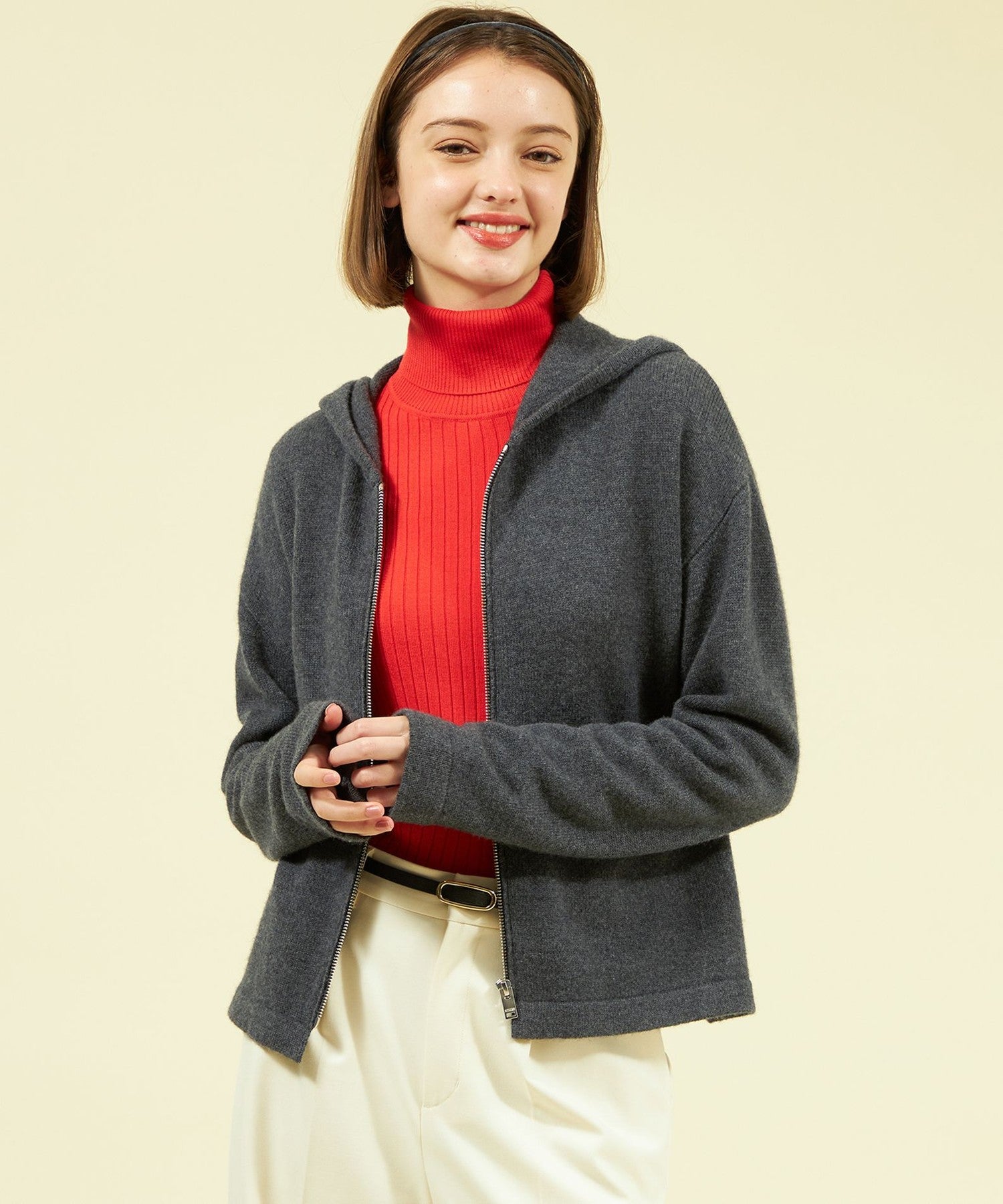 2301-H5N5440108__A,08,モデル身長174cm 着用サイズ：38