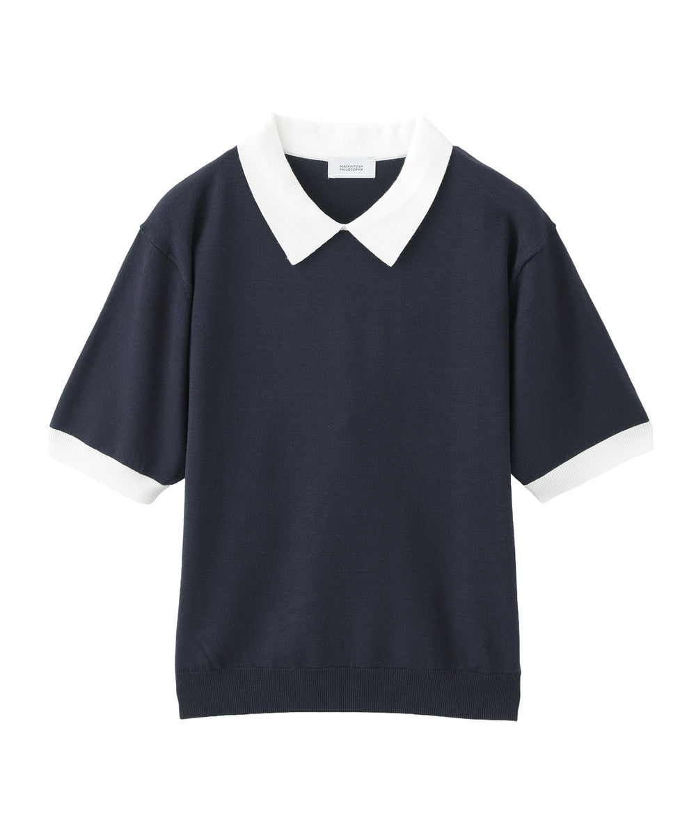 WEB&一部店舗限定】ポロカラーニット(トップス)｜MACKINTOSH