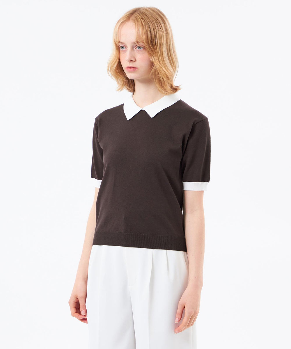 WEB&一部店舗限定】ポロカラーニット(トップス)｜MACKINTOSH