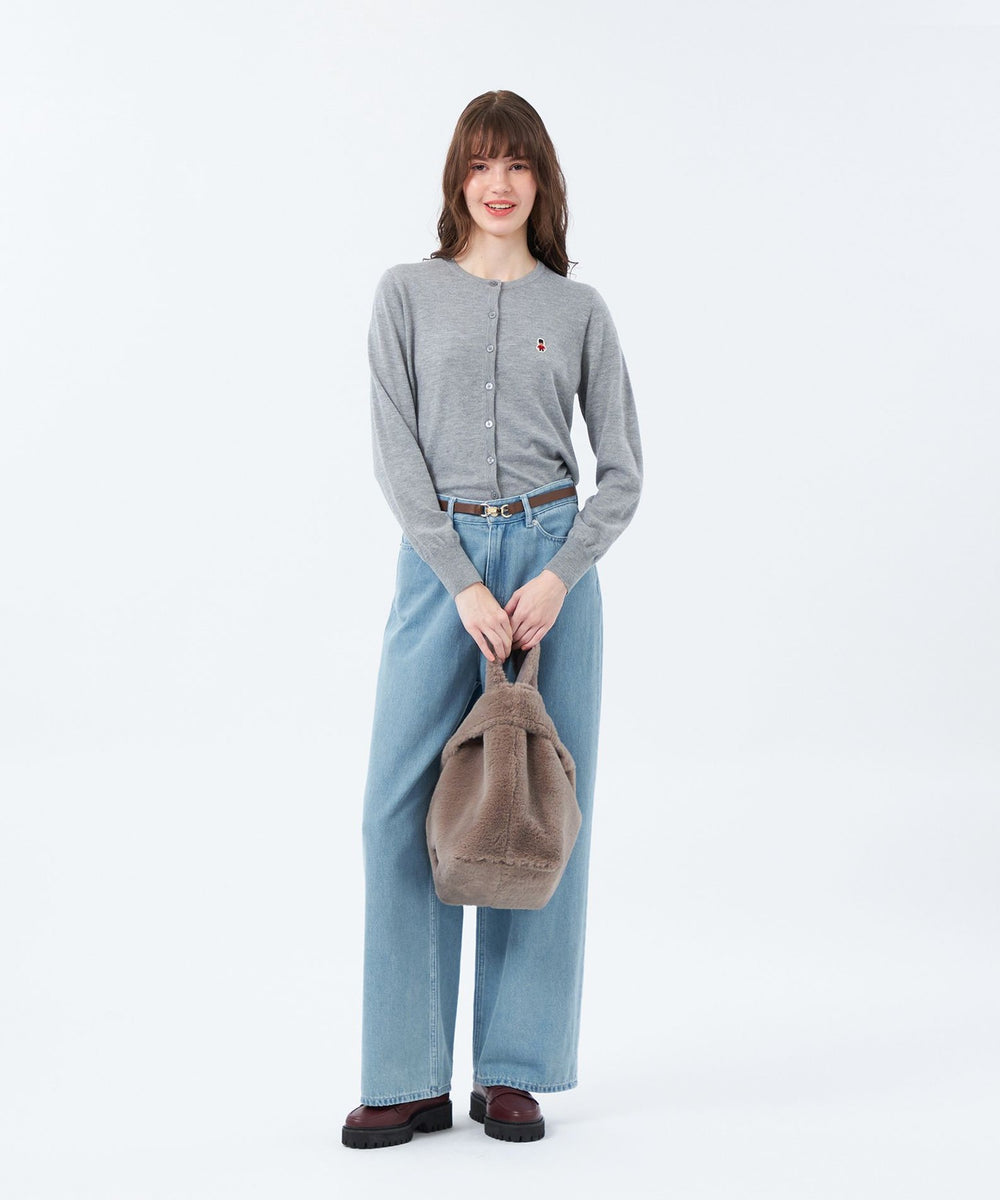 WEB&一部店舗限定】バッキンガムベア ワッペンニットカーディガン