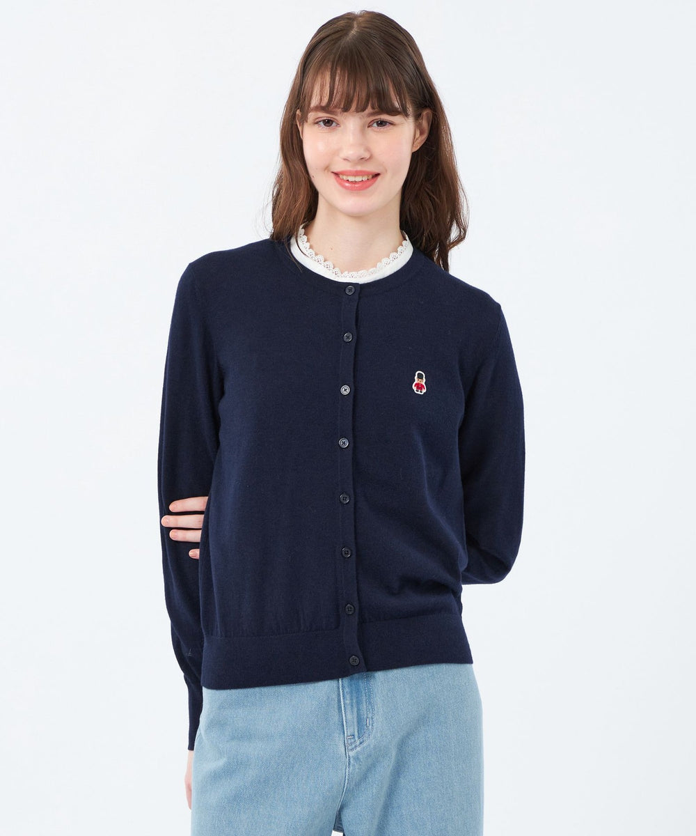 WEB&一部店舗限定】バッキンガムベア ワッペンニットカーディガン
