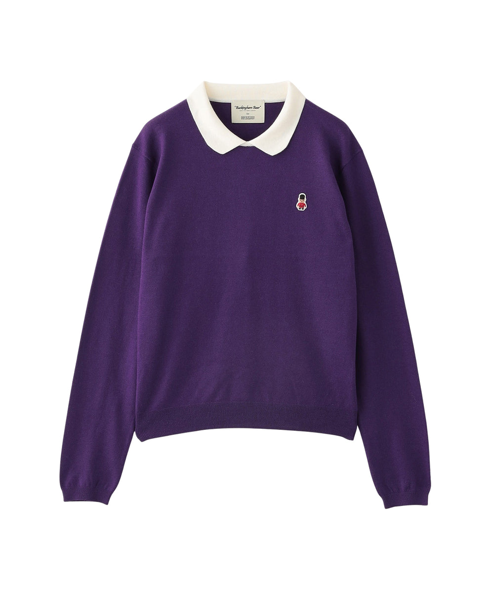 WEB&一部店舗限定】バッキンガムベア ワッペンニットポロ(トップス