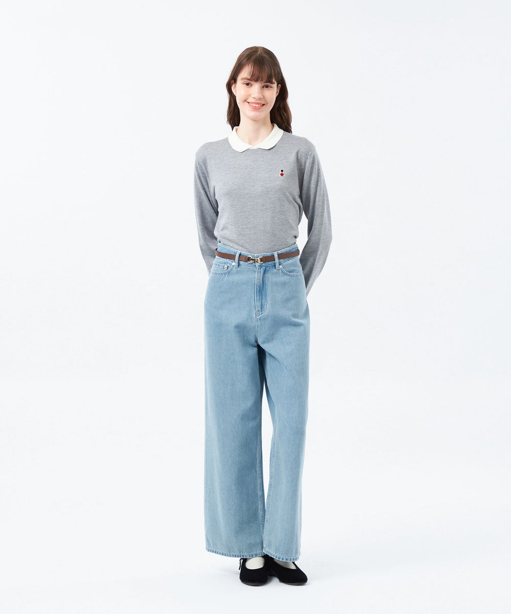 WEB&一部店舗限定】バッキンガムベア ワッペンニットポロ(トップス