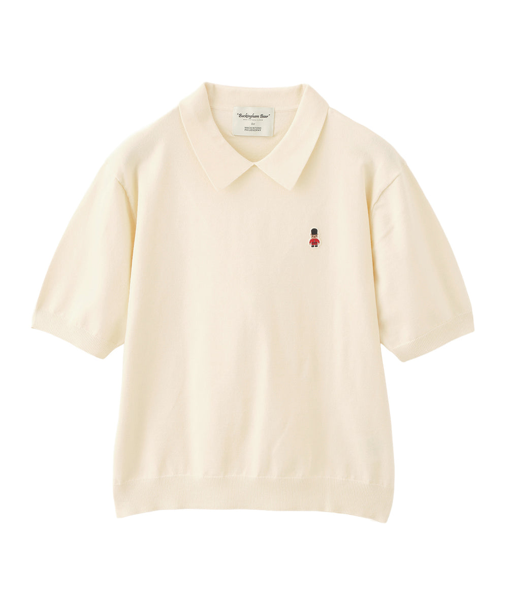WEB&一部店舗限定】バッキンガムベア ポロカラーニット(トップス