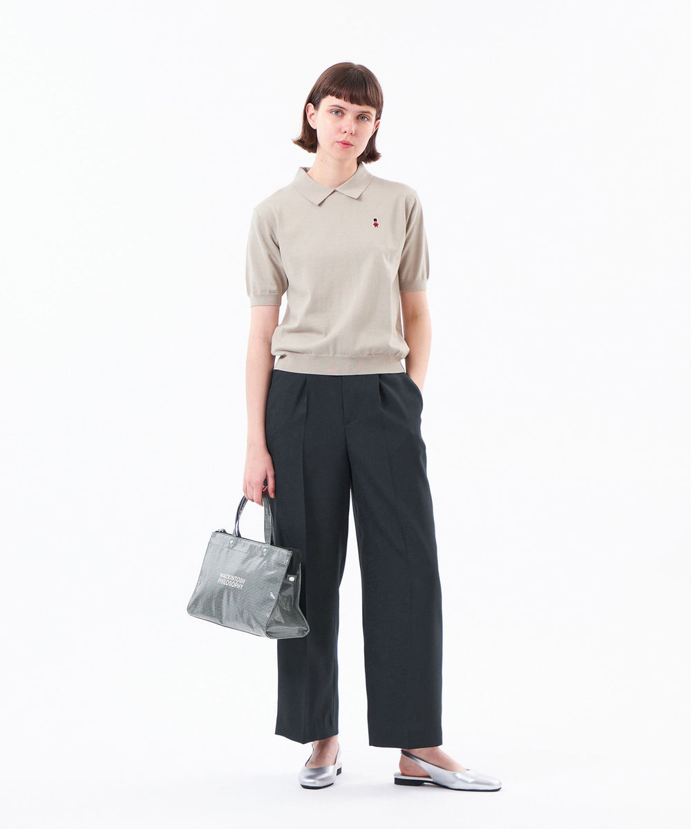 WEB&一部店舗限定】バッキンガムベア ポロカラーニット(トップス