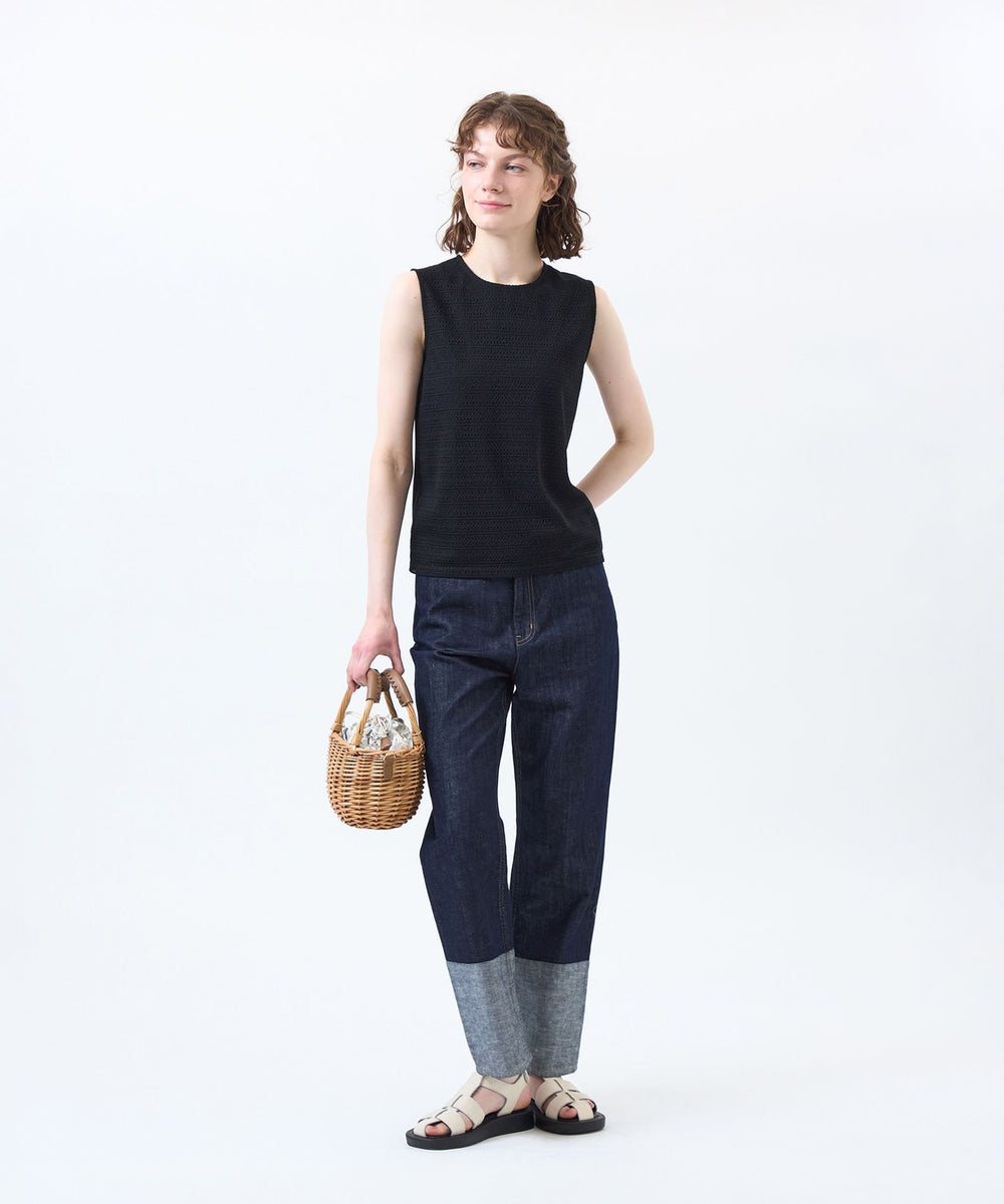 MACKINTOSH/マッキントッシュ　ノースリーブ カットソー LEEweb/蛯原友里さん着用】レースコンビノースリーブカットソー