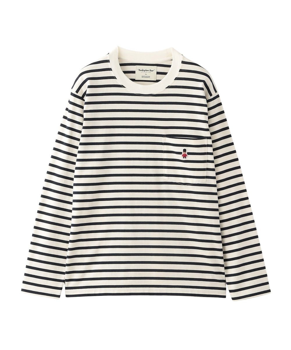 トップス R.M.A バッキンガムベア ボーダーポケットロンT(トップス)｜MACKINTOSH