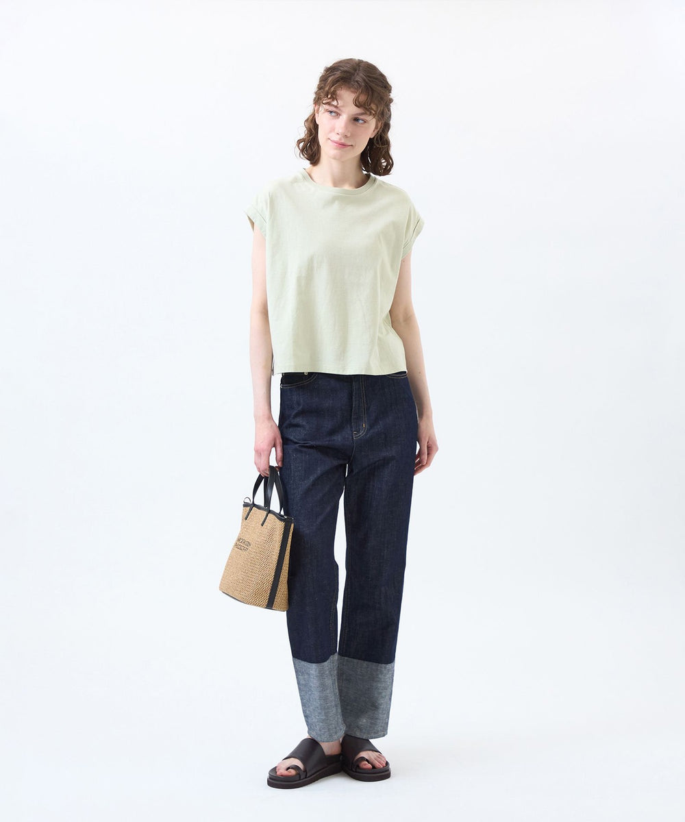 極美品♡マッキントッシュフィロソフィー　リネン混　ドルマンスリーブ　バンドカラー リネンミックスドルマンTシャツ(トップス)｜MACKINTOSH PHILOSOPHY