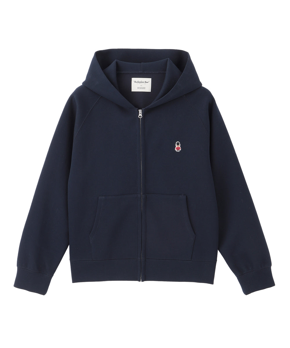 【美品】完売品 マッキントッシュ パーカー バッキンガムベア フード グレー M バッキンガムベア ダンボールジップパーカー(トップス)｜MACKINTOSH