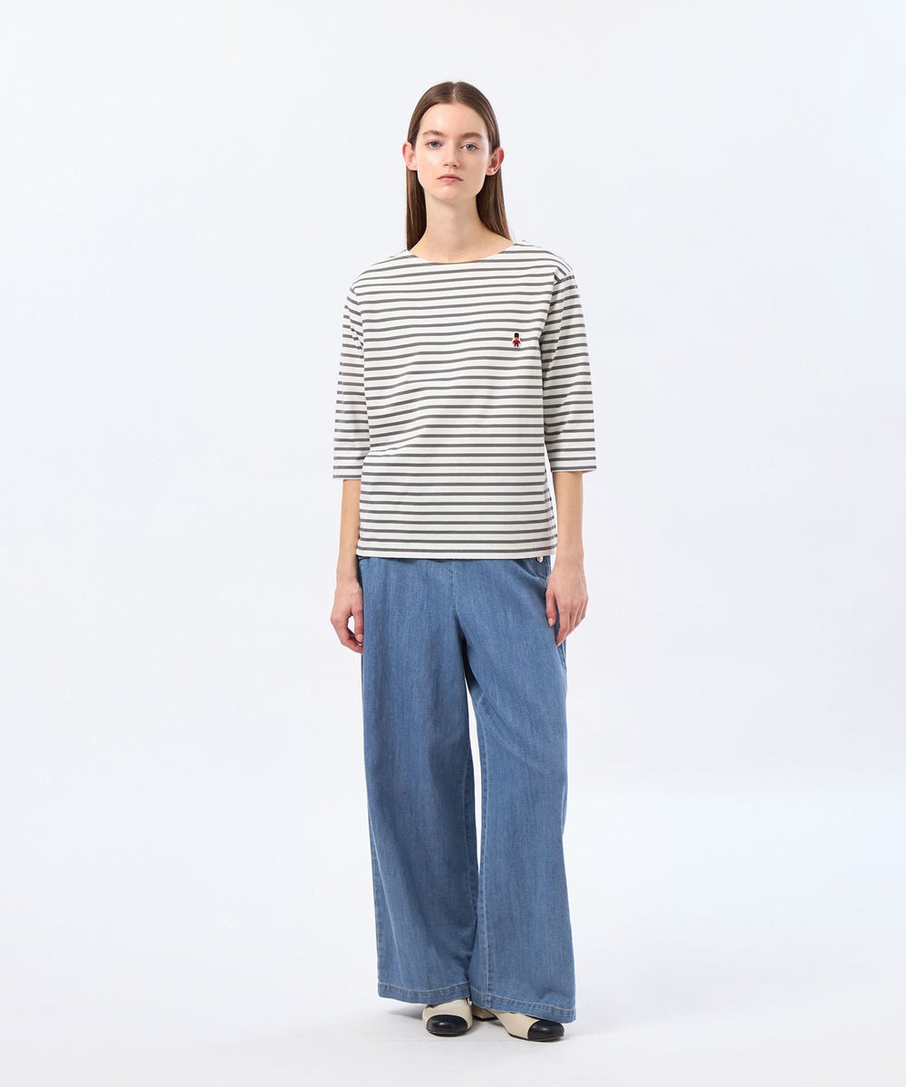 MACKINTOSH PHILOSOPHYバッキンガムベアバスクボーダーTシャツ バッキンガムベア バスクボーダーTシャツ(トップス)｜MACKINTOSH