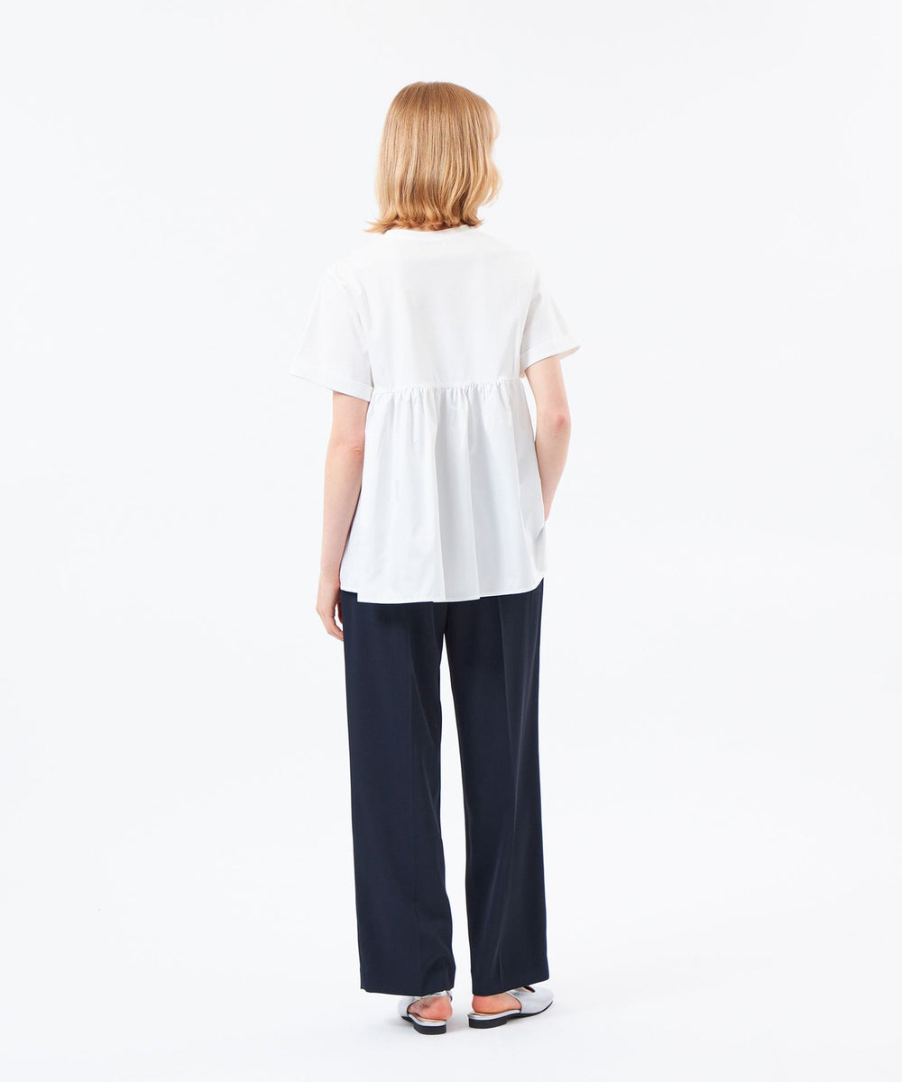 雑誌掲載✨‼️❤️LE PHIL ❤️タフタコンビカットソー WEB&一部店舗限定】タフタコンビカットソー(トップス)｜MACKINTOSH