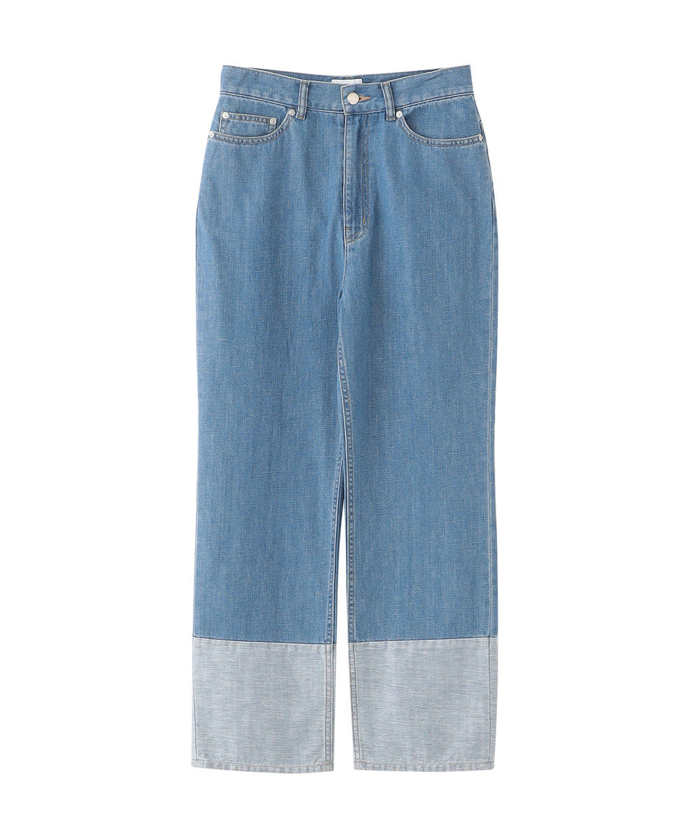 コットンリネンカラーブロックデニム(パンツ)｜MACKINTOSH PHILOSOPHY