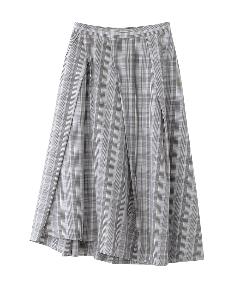 ランダムタックフレアチェックスカート(スカート)｜MACKINTOSH