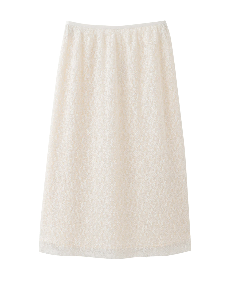 フラワーレースフレアスカート(スカート)｜MACKINTOSH