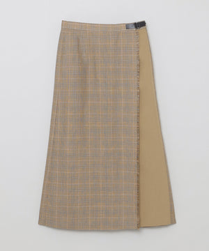 バスケットチェックサイドベルトスカート(スカート)｜MACKINTOSH