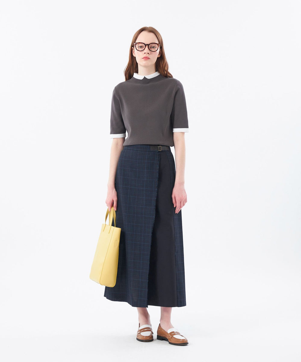 バスケットチェックサイドベルトスカート(スカート)｜MACKINTOSH
