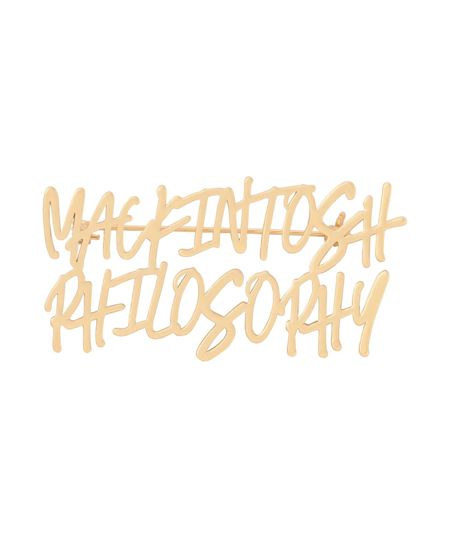 ライティングロゴブローチ(小物・雑貨)｜MACKINTOSH PHILOSOPHY