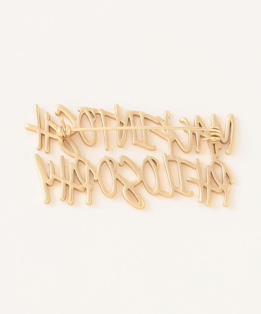 ライティングロゴブローチ(小物・雑貨)｜MACKINTOSH PHILOSOPHY