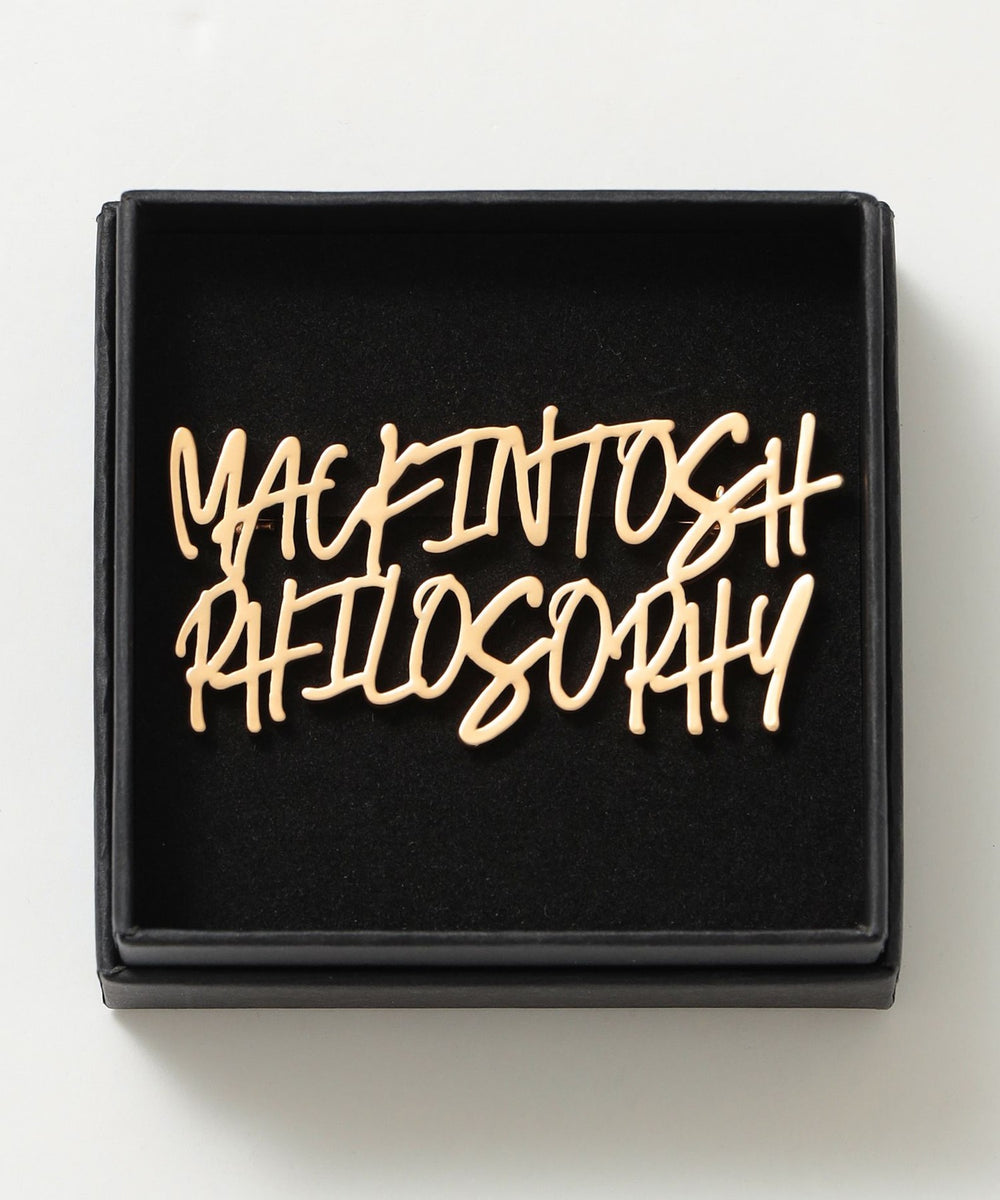 ライティングロゴブローチ(小物・雑貨)｜MACKINTOSH PHILOSOPHY