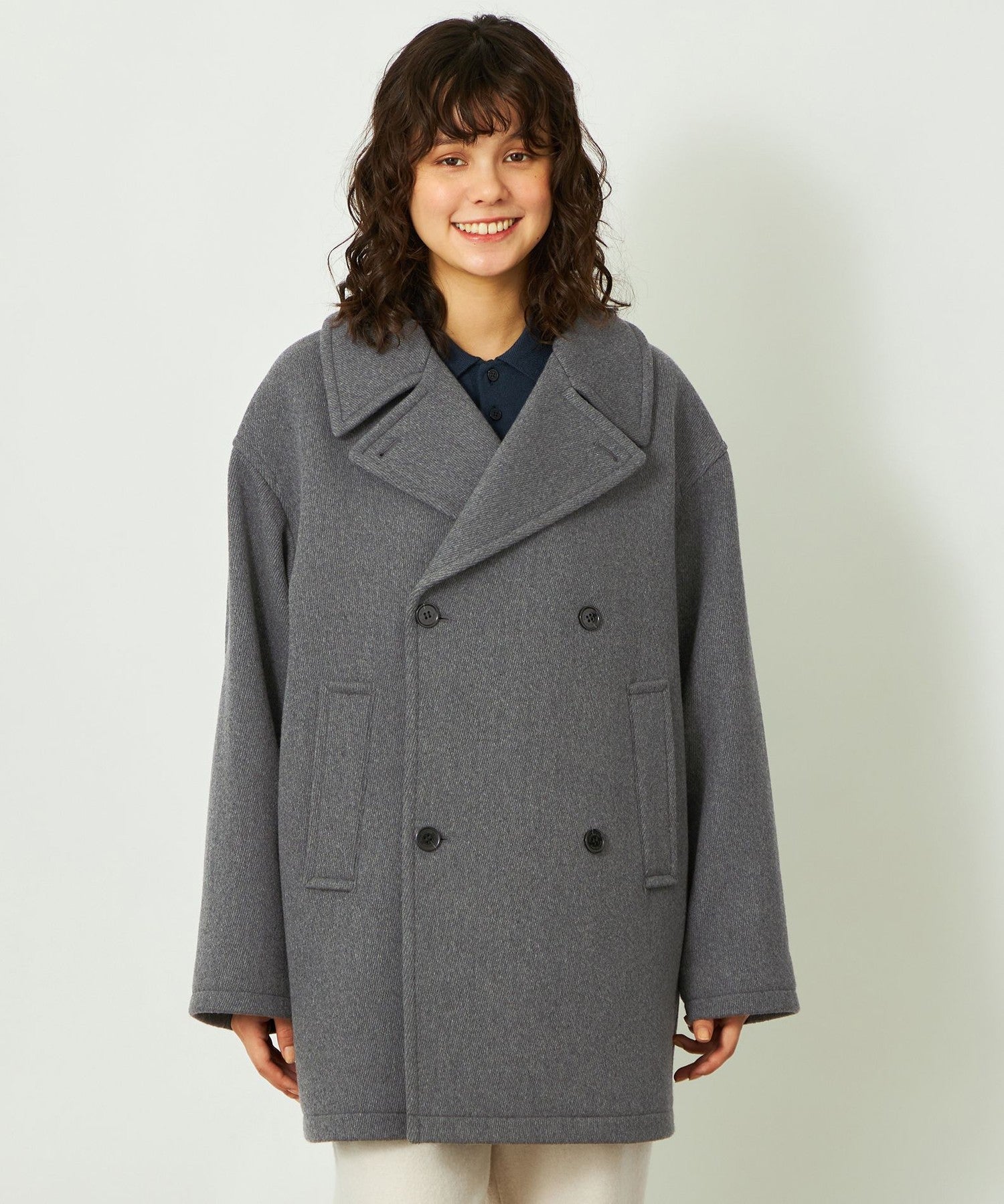 MACKINTOSH PHILOSOPHY グレー ピーコート GREY LABEL ショートPコート(コート)｜MACKINTOSH PHILOSOPHY