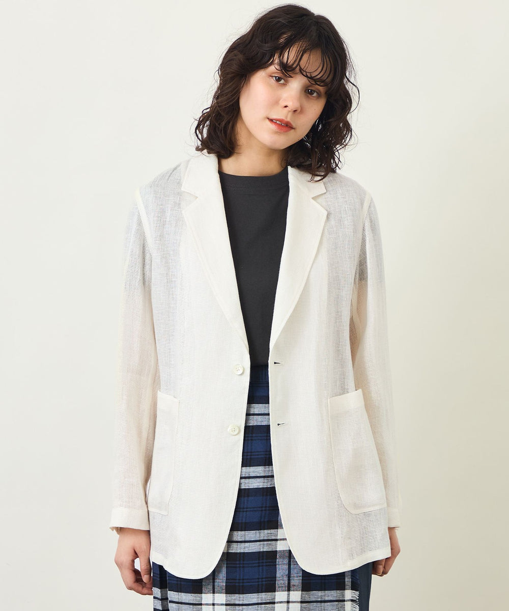 GREY LABEL リネンメッシュシアージャケット(ジャケット)｜MACKINTOSH