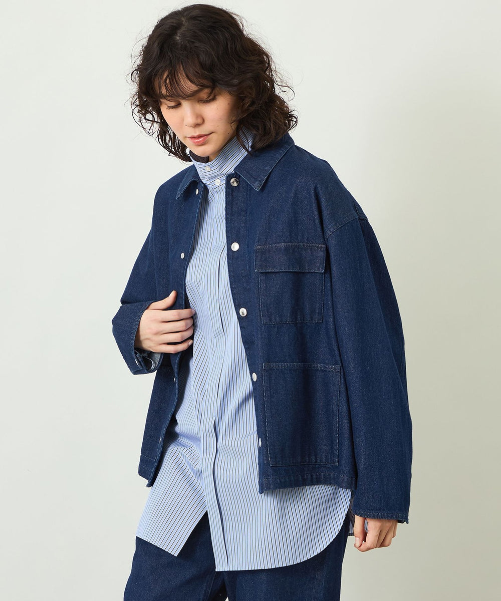 MACKINTOSH PHILOSOPHY ポリエステルデニム ワークジャケット GREY LABEL】デニムワークジャケット(ブルゾン)｜MACKINTOSH