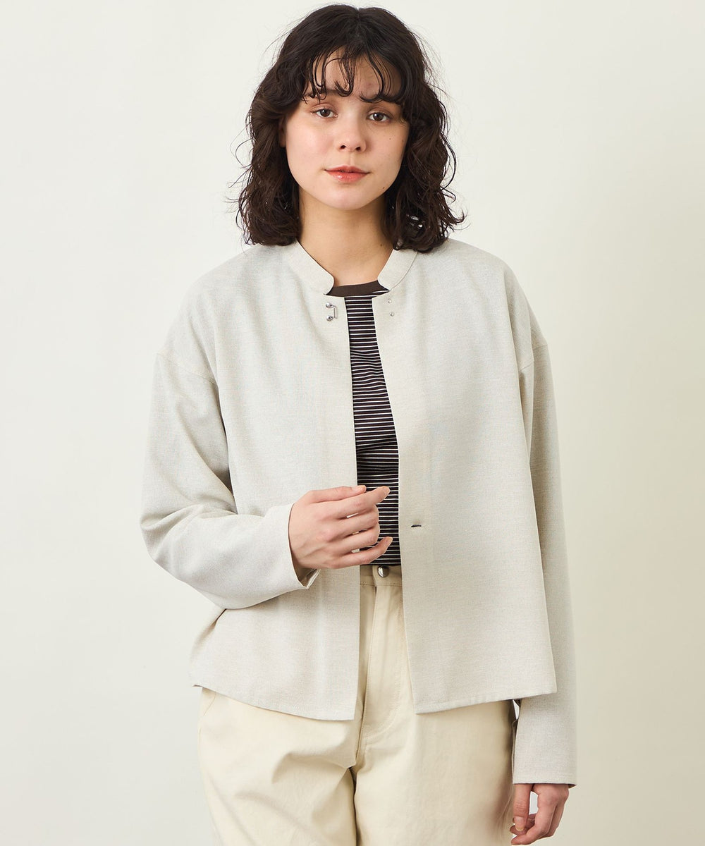 マッキントッシュフィロソフィー　HARLTON ドライタッチオックス　ジャケット GREY LABEL ドライタッチオックス スタンドカラージャケット(ブルゾン