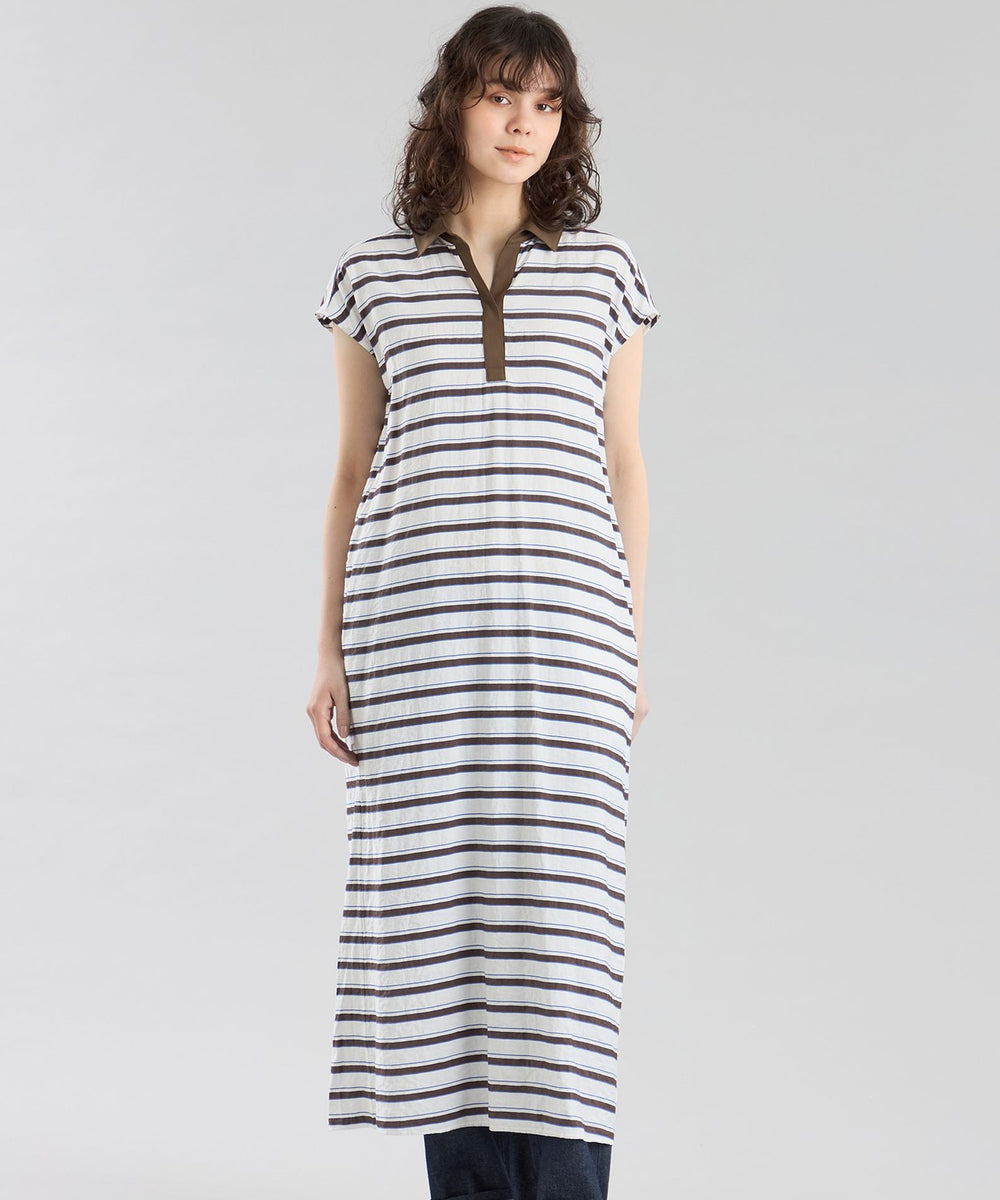 グッチ　ボーダーワンピース GREY LABEL マルチボーダーワンピース(ワンピース)｜MACKINTOSH