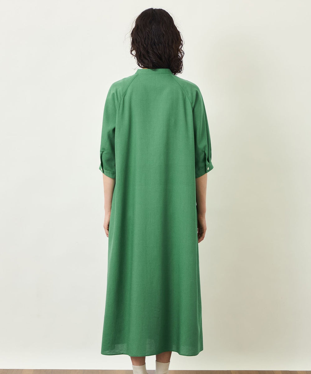 GREY LABEL リネンミックスバンドカラーワンピース(ワンピース GREY LABEL リネンミックスバンドカラーワンピース(ワンピース